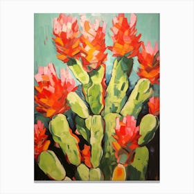 Cactus Painting Trichocereus 3 Canvas Print