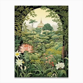 Shanghai Botanical Garden China Henri Rousseau Style 2 Canvas Print