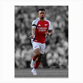 Gabriel Jesus Of Arsenal Canvas Print