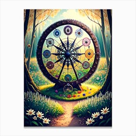 Wheel Of The Year 1 Canvas Print
