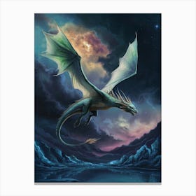 Ice Dragon Canvas Print