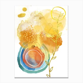 Abstract Watercolor Painting 13 Canvas Print