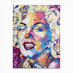 Marilyn in Technicolor Canvas Print