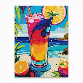 Tropical Drink Canvas Print