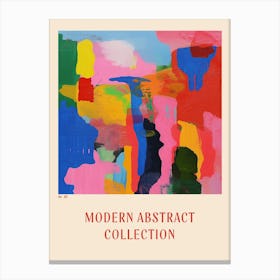 Modern Abstract Collection Poster 88 Canvas Print