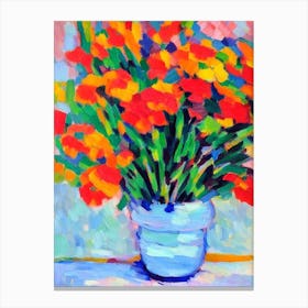 Flowers That Last Matisse Inspired Flower Canvas Print