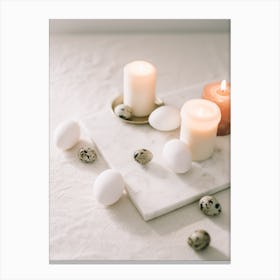 Easter Candles Canvas Print