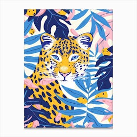 Leopard In Jungle 1 Canvas Print