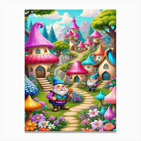 Dwarfs wonderland Canvas Print
