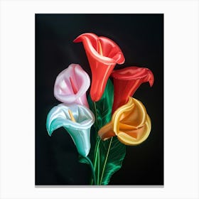 Bright Inflatable Flowers Calla Lily 2 Canvas Print