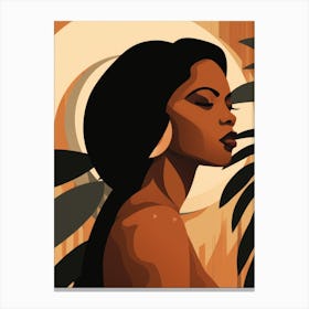 African American Woman Canvas Print