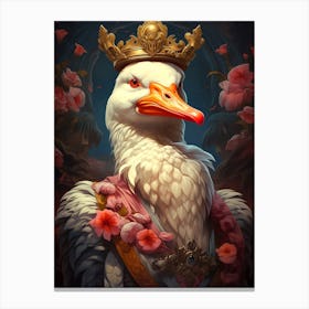 King Of Ducks 2 Canvas Print