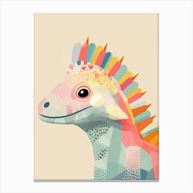 Colourful Dinosaur Panoplosaurus Canvas Print