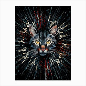 Cat Art 1 Canvas Print