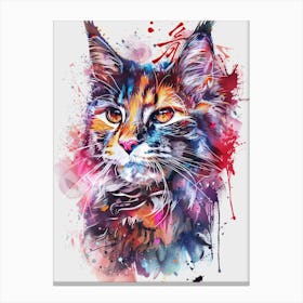 Coon Cat Canvas Print