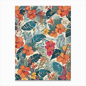 Tropical Hibiscus Canvas Print