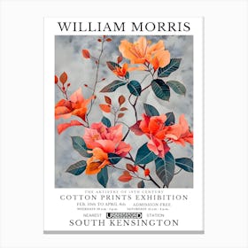 William Morris Cotton Prints Exhibition 3 Canvas Print