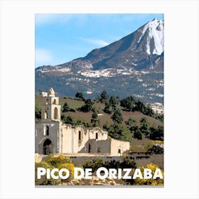 Pico De Orizaba, Mountain, Mexico, Nature, Climbing, Wall Print Canvas Print