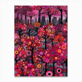 Pink Trees Canvas Print