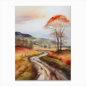 Road To Scotland.2 Canvas Print