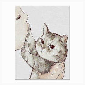 Cat Angry Canvas Print