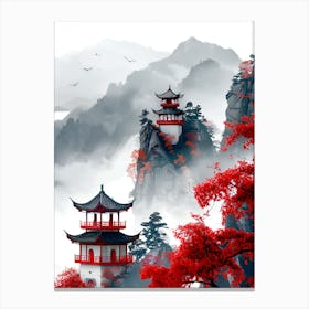 Chinese Pagoda 12 Canvas Print