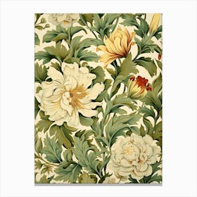 Floral Wallpaper 72 Canvas Print