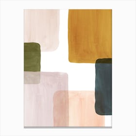 Abstract color blocks Canvas Print