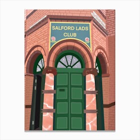 Salford Lads Club Print | Manchester Print Canvas Print