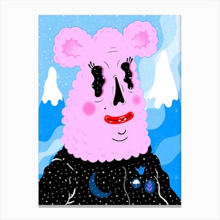 Ice Fluff Canvas Print