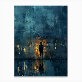 Night In The City 5 Canvas Print