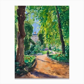 Hyde Park London Parks Garden 5 Painting Canvas Print