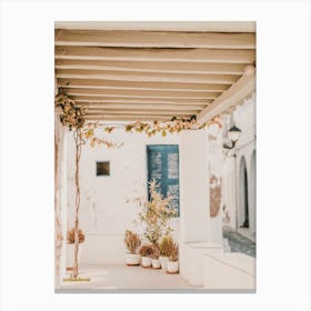 Paros Village Canvas Print