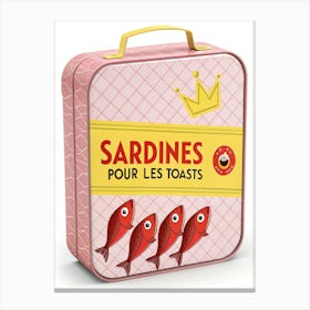 Sardines Pour Les Toasts 2 Canvas Print