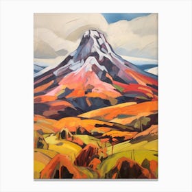 Cotopaxi Ecuador 4 Mountain Painting Canvas Print