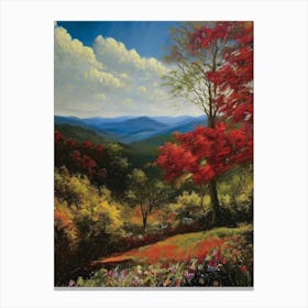 Smoky Mountain View Canvas Print