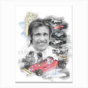 Carlos Reutemann Canvas Print