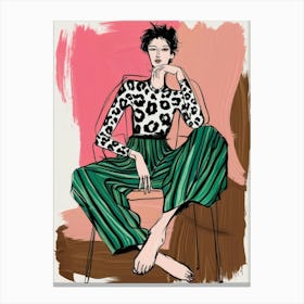 Fashion Illustration 2 Canvas Print