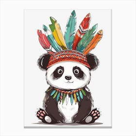 Indian Panda 9 Canvas Print