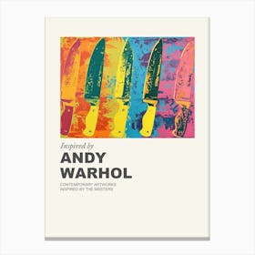 Museum Poster Inspired By Andy Warhol 16 Canvas Print