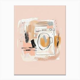 Of A Washing Machine Canvas Print