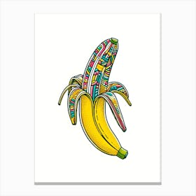 Banana Art Print Canvas Print