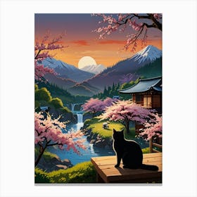 Japanese Cherry Blossoms 2 Canvas Print