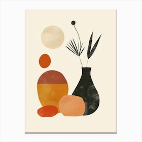 Abstract Objects Collection Flat Illustration 13 Canvas Print