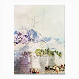 Port Payé Collage Canvas Print