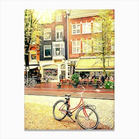 Amsterdam Street, The Netherlands Canvas Print