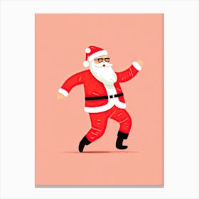 Santa Claus, Christmas print Canvas Print