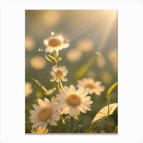 Dreamshaper V7 Delicate Dewdrops Sharp Forground And Blurred B 0 Canvas Print