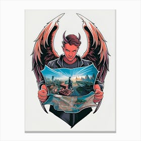 Demons And Angels Canvas Print