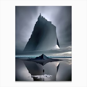 Reflection Of A Mountain Canvas Print